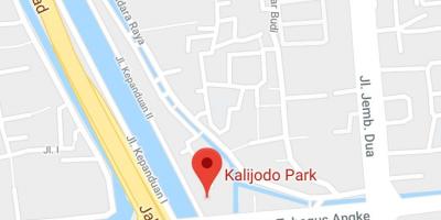 نقشه kalijodo جاکارتا