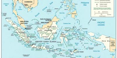 جاکارتا اندونزی نقشه جهان