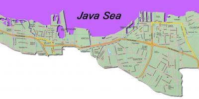 Jakarta utara نقشه