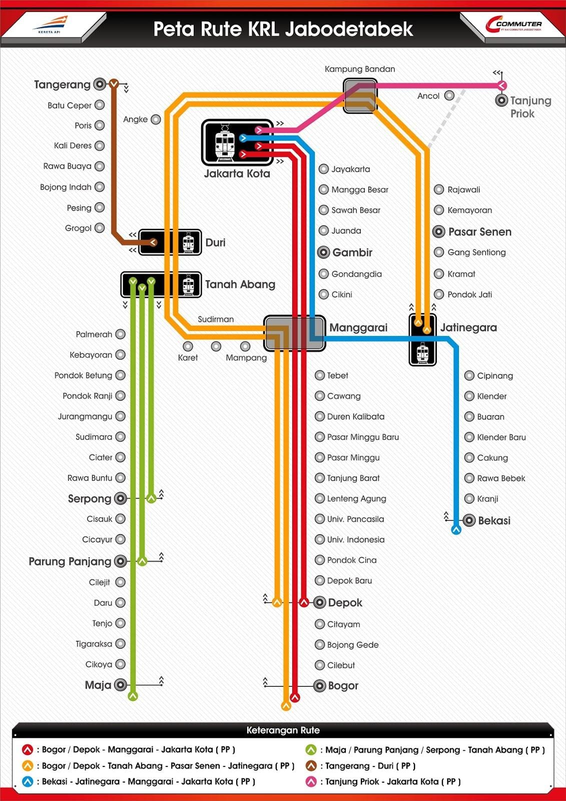 نقشه krl جاکارتا