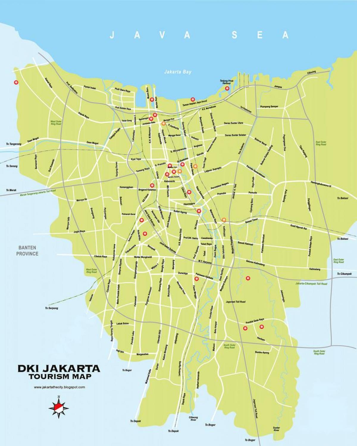 نقشه harmoni جاکارتا