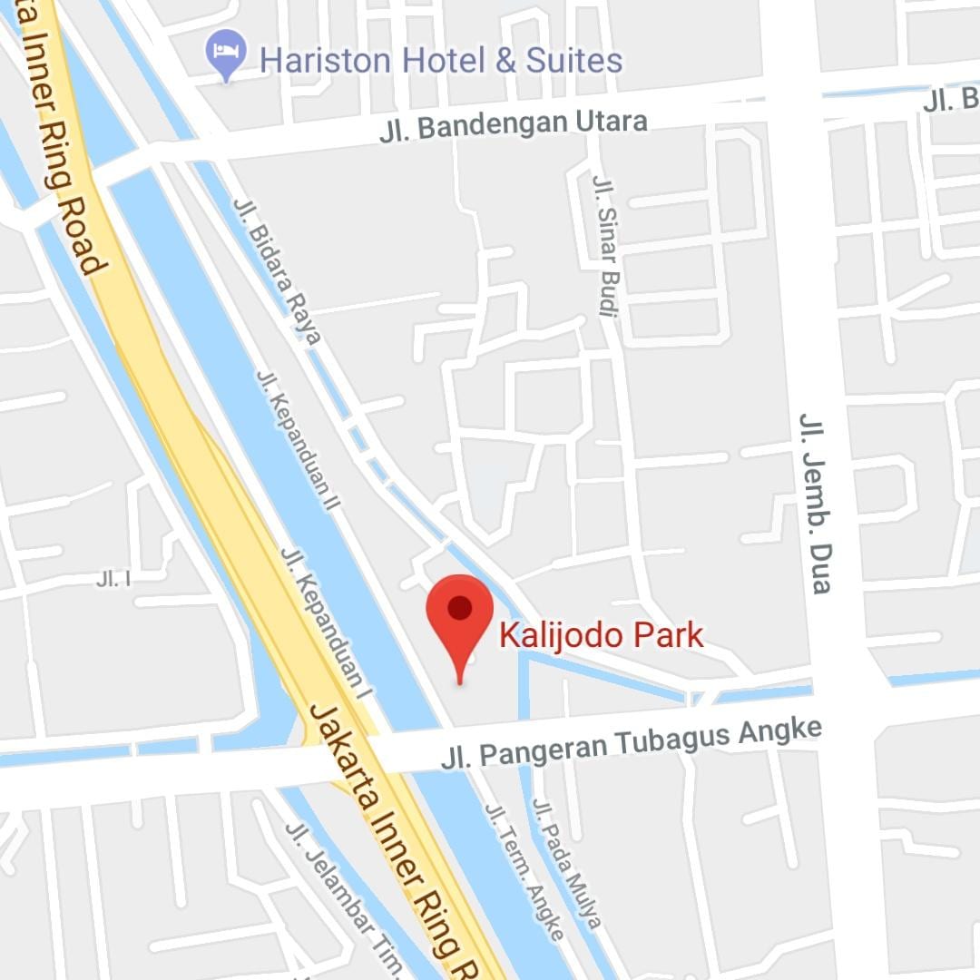 نقشه kalijodo جاکارتا