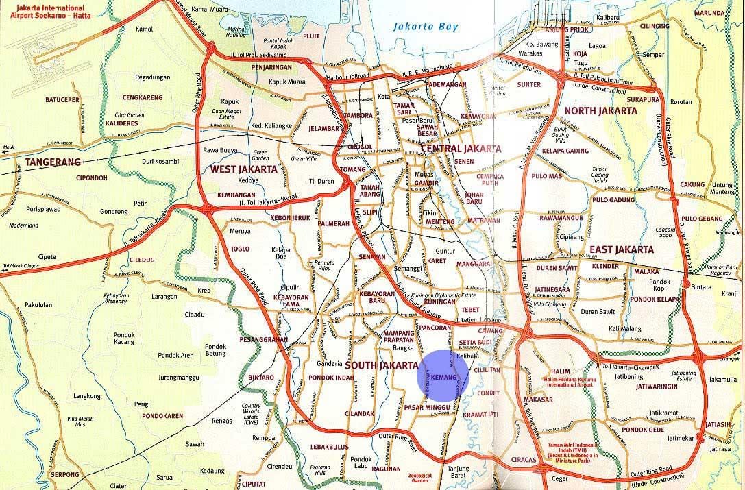 نقشه kemang جاکارتا