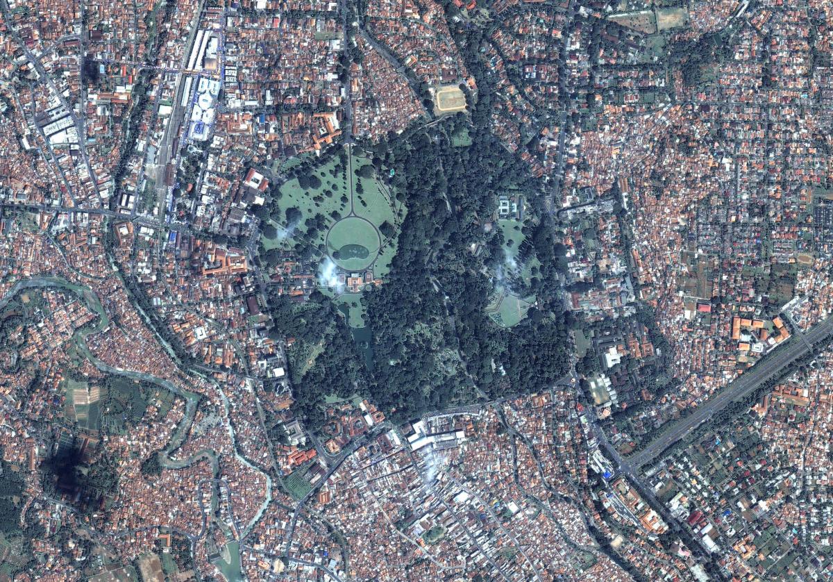 نقشه ماهواره جاکارتا