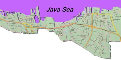 Jakarta utara نقشه