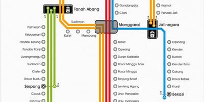 نقشه krl جاکارتا