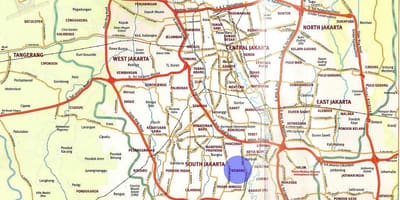 نقشه kemang جاکارتا