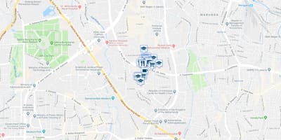 نقشه kuningan, Jakarta