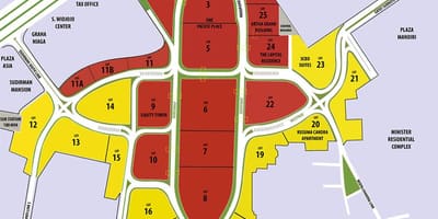 نقشه scbd جاکارتا