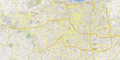 نقشه از جاکارتا جاده